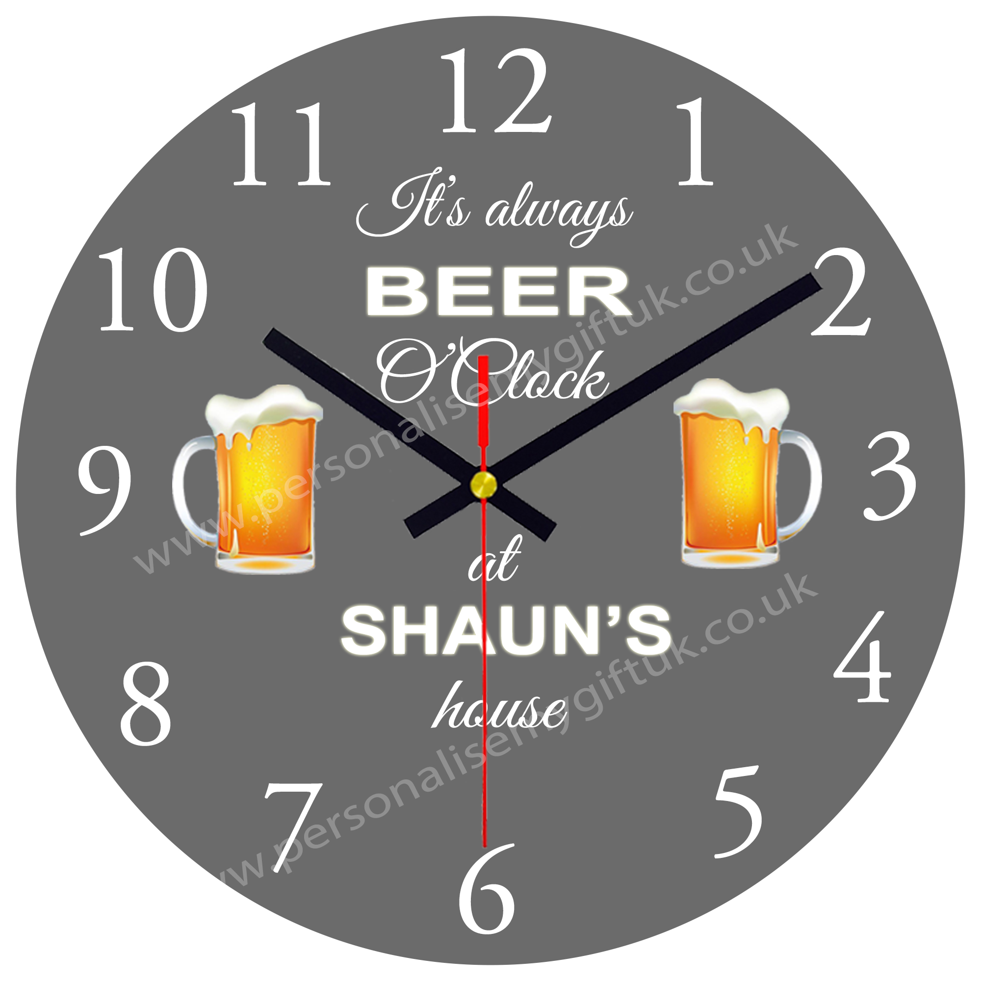 personalised-glass-wall-clock-beer-oclock-birthday-novelty0d44f9d8